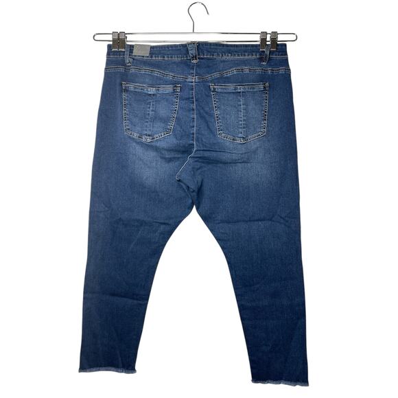 Wit‎ & Wisdom Highrise Luxe Touch Seamless Ankle Skimmer Jeans Plus Size 20W - Picture 2 of 9